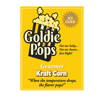 Kraft Korn Popcorn Label